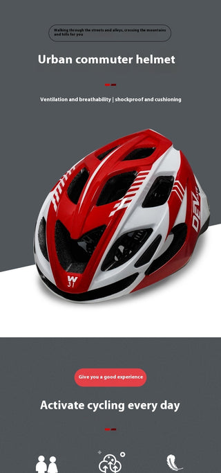 Plus Size Cycling Helmet Bicycle Riding Helmet Ultra Light Breathable - Phosgene