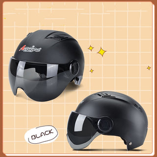 Winter Warm Battery Car Helmet Cute Korean Helmet - Phosgene