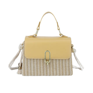 Handbag Western Style One-shoulder Versatile Woven Bag Phosgene