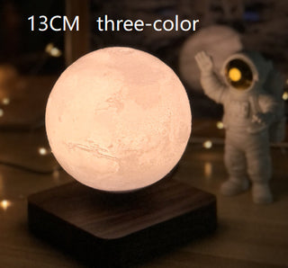 Magnetic Levitation Table Lamp Moon Light 3D Printing Planet Night Light - Phosgene