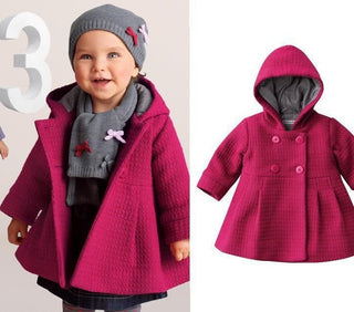 Kiethleen Winter Coat | Winter new little girl child Korean version of the baby wear warm coat hooded jacket 3 colors - Phosgene