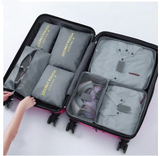 Durable Waterproof Nylon Packing Cube Travel Organizer Bag - Phosgene