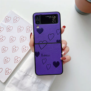 Suitable Z Flip3 Love Phone Case Ultra-thin Anti-drop - Phosgene