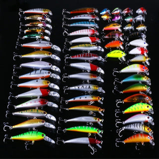 HENG JIA fast selling 56 pieces of lure bait bait kit EBAY bursting fake bait suit lure - Phosgene