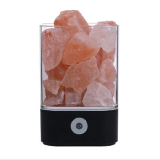 USB Crystal Light Himalayan Salt LED Lamp - Phosgene