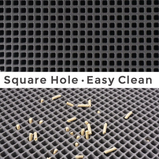 Kitty Cat Litter Mat Trapping Honeycomb Double Layer Design Waterproof Double Layer EVA Cat Litter Pad Waterproof Non-slip Sand Basin Filter Kitten Dog Washable Mattress - Phosgene