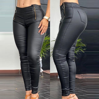 Women's Black Tight Pants In Europe And America - Phosgene