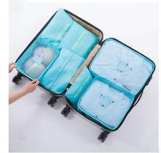 Durable Waterproof Nylon Packing Cube Travel Organizer Bag - Phosgene