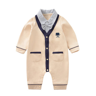 Fake Two Outer Clothing Newborn Clothing Crawl - Phosgene