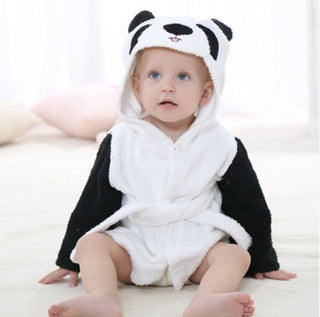 Cartoon Cute Animal Modeling Baby Bath Towels Baby Bathrobes Cotton Children's Bathrobes Baby Hooded - Phosgene