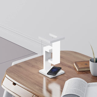 Creative Smartphone Wireless Charging Suspension Table Lamp Balance Lamp Floating For Home Bedroom - Phosgene