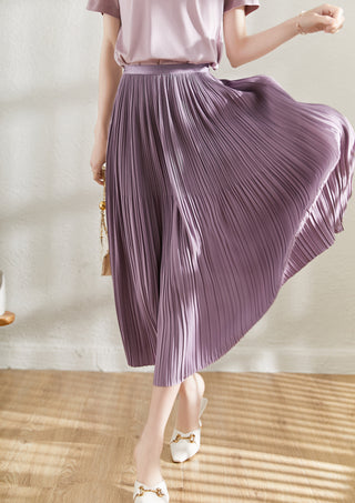 Women's Delicate Artistic Pleated Skirt - Phosgene