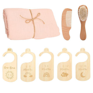 Baby Born Gift Set Wool Brush Baby Skin-friendly Bath Towel Baby One Month Old One Hundred Days Gift Box - Phosgene