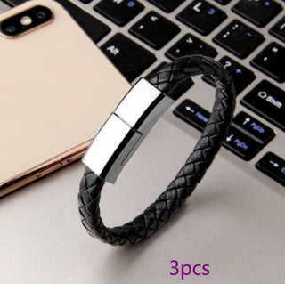 New Bracelet Charger USB Charging Cable Data Charging Cord For IPhone14 13 Max USB C Cable For Phone Micro Cable - Phosgene