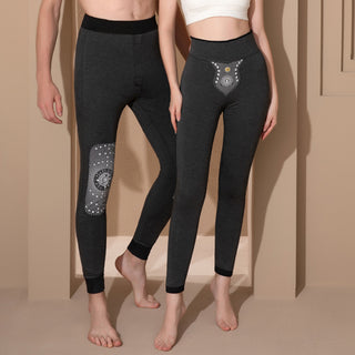 Couple Kneecap Silk Soft Wool Warm-keeping Pants - Phosgene