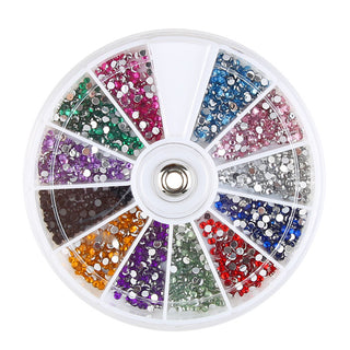 Diamond fake nails domestic rhinestones 12 colors - Phosgene