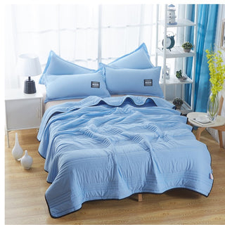 Cooling Blankets Pure Color Summer Quilt Plain Summer Cool Quilt Compressible Air-conditioning Quilt Quilt Blanket - Phosgene