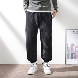 Elastic Waist Drawstring Ankle-tied Sweatpants Men - Phosgene