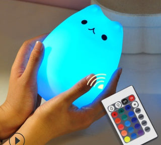 Silicone Touch Sensor LED Night Light For Children Baby Kids - Phosgene