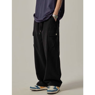 Retro Men's American Style Loose Casual Pants Phosgene