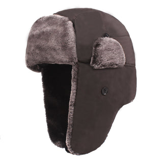 Men's Thickened Plus Velvet Ear Protection Hat - Phosgene