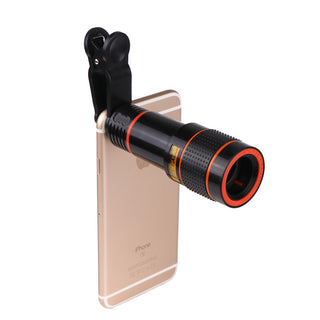 Zoom Mobile Phone Clip-On Retractable Telescope Camera Lens For  Galaxy S3 S4 S5 S6 S7 Edge Phone - Phosgene