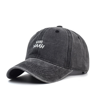 Washed Cotton Printed Hat Old Dad Hat - Phosgene