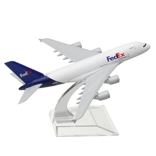 Civil Aviation Aircraft Model Alloy International Airbus Model Simulation Office Aircraft Model Decoration - Phosgene