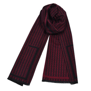 Double-sided Thick Warm Korean Men's Knitted Scarf - Phosgene