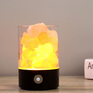 USB Crystal Light Himalayan Salt LED Lamp - Phosgene