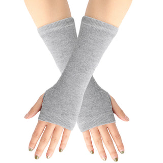 Knitted Finger-leaking Gloves Striped Thin - Phosgene