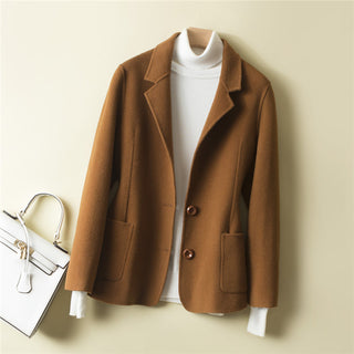 Women's Double Wool Cashmere Coat - Phosgene