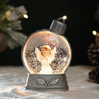 Christmas Holiday Decorations Luminous Simulation Flat Light LED Decoration Scene Layout Flame Light Home Decor - Phosgene