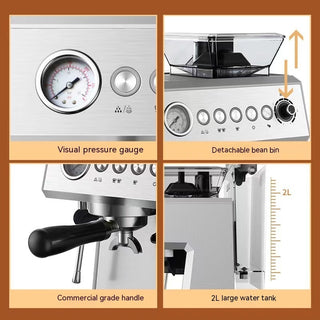 Italian Coffee Machine Fully Automatic Household Freshly Ground Concentrate Phosgene