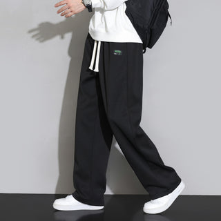 Sweatpants Men's Straight Casual Trousers Loose Wide Leg Sports Pants - Phosgene