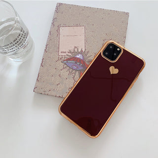 Luxury plating love phone case - Phosgene