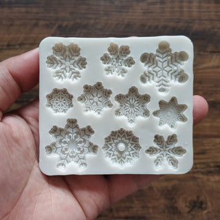 Christmas snowflake silicone mold - Phosgene