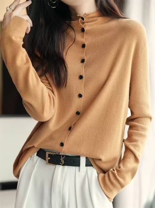 Women's Autumn Long Sleeve Thin Sweater Coat Cardigan - Phosgene