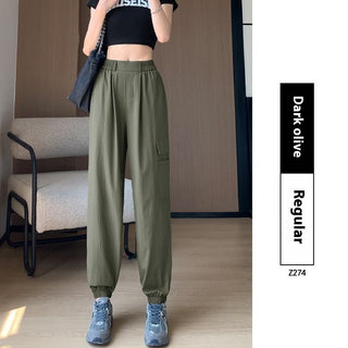 High Waist Drooping Sports Women's Pants - Phosgene