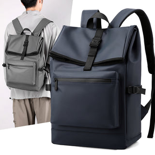 Fashion Large Capacity Multi-functional Backpack Male Middle School Student College Student Leisure - Phosgene