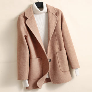 Women's Double Wool Cashmere Coat - Phosgene