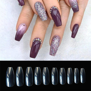 500 transparent / natural fake nails Phosgene