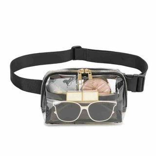 Female Minimalist Casual Transparent Waist Bag - Phosgene