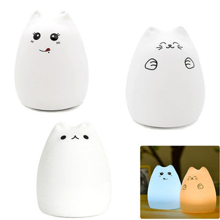 Silicone Touch Sensor LED Night Light For Children Baby Kids - Phosgene