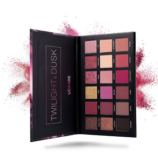 18 Colors Eye Shadow Makeup Palette Matte Shimmer Velvet Pigmented Twilight And Dusk Eyeshadow Powder Make up Cosmetics Set - Phosgene