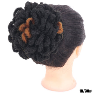 African Wig Bun Hair Bag Drawstring Dreadlocks Afro Hair Bag - Phosgene