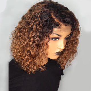 Water wave bob wigs Human Hair - Phosgene