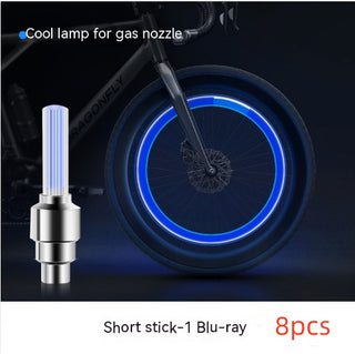 Neon Lights Tyre Wheel Valve Cap Light LED Car Tire Valve Caps Air Cover Tire Rim Valve Wheel Stem Cap Bike Light - Phosgene