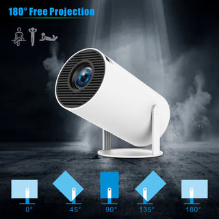 HY300 Pro Projector Home Theater Entertainment Portable Small Projector - Phosgene