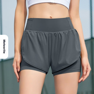 Loose Casual High Waist Slimming Sports Shorts - Phosgene